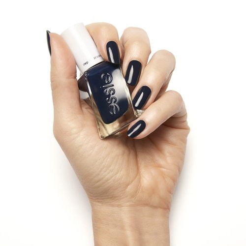 essie Gel Couture Nail Polish, Deep Navy Blue, 0.46 Ounce | Longwear | Caviar Bar | Pack of 2
