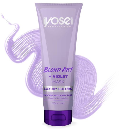 Professional Blond Art+ Purple Toner Mask - Violet Conditioning Treatment for Blonde & Silver Tones