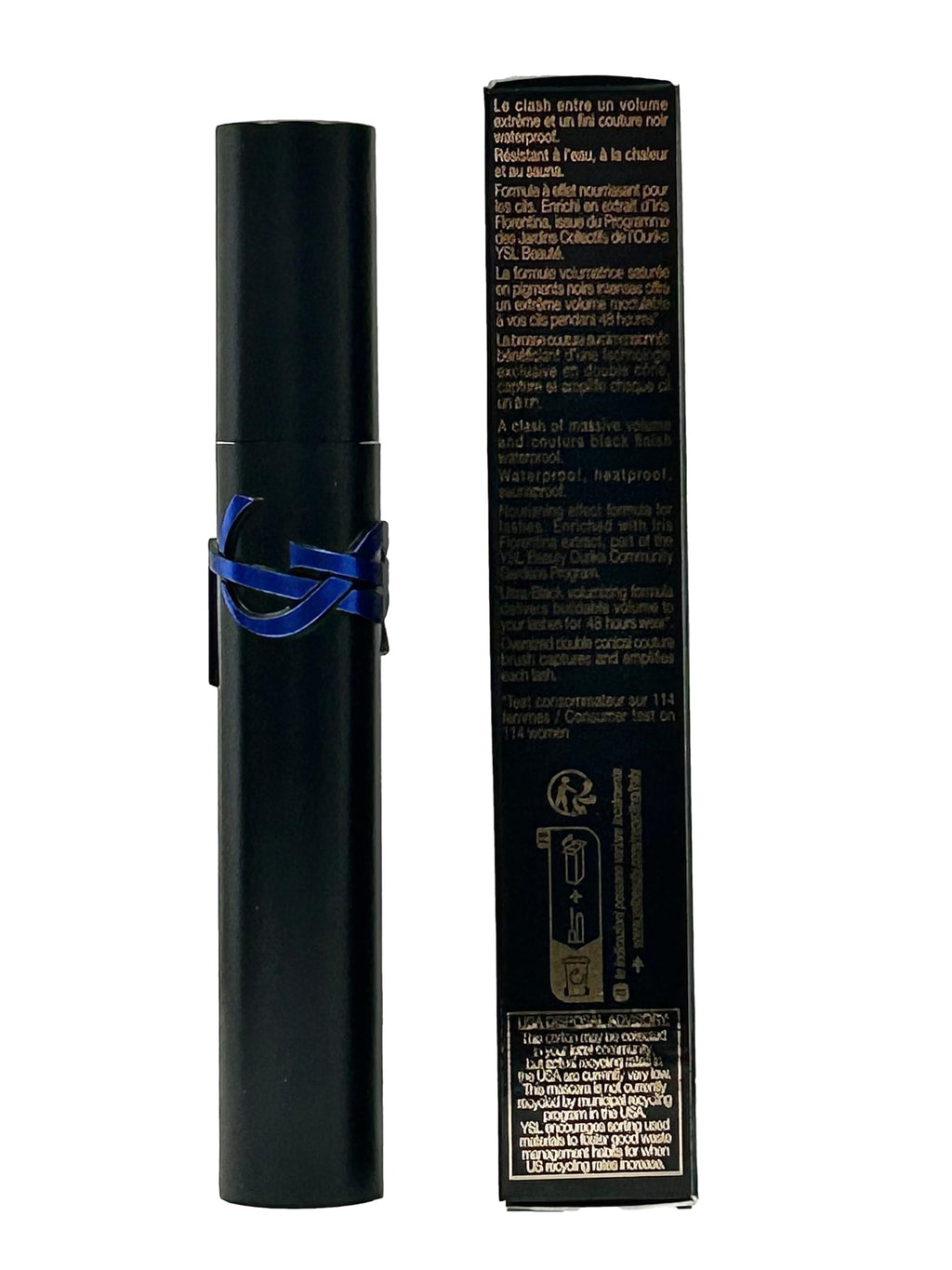 Yves Saint Laurent Lash Clash Waterproof YSL Mascara Extreme Volume Black # 1-8.6 ML 0.29 FL OZ