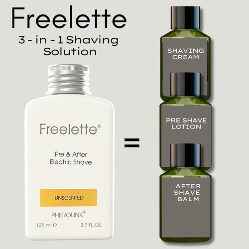 Pherolink Pre Electric Shave After Shave Lotion - Smooth, Irritation-Free Formula | 3.76 Ounce, Unscented