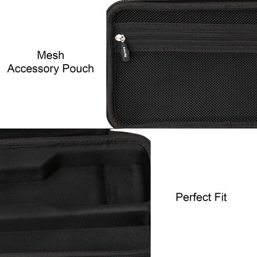 Aproca Case Compatible with Wahl Professional 5 Star Series Magic Clip Cordless Hair Clipper #8148#8504#8545#8509#8451, Portable Storage Bag for Accessories (Black)