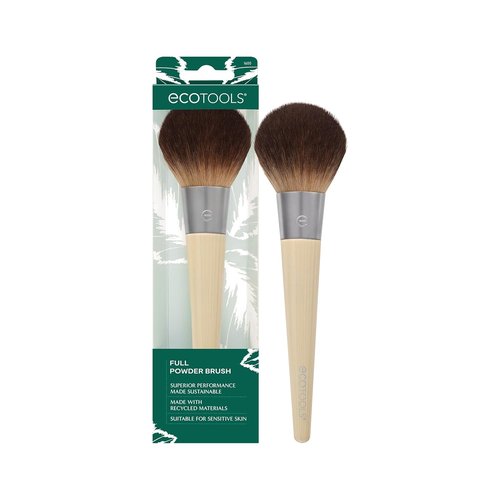 EcoTools Full Powder Brush - Fluffy Makeup Brush for Loose & Pressed Powder, Soft Bristles, Eco-Friendly