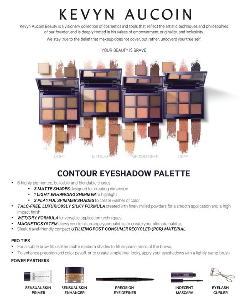 Kevyn Aucoin The Contour Eyeshadow Palette in Shade Medium Deep