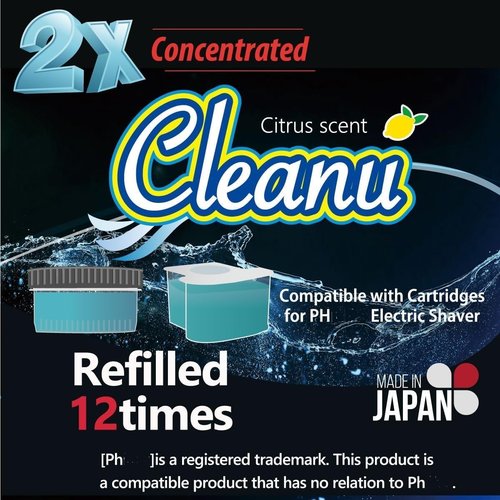 Philips Norelco Shaver Cleaning Solution Refill - 2X Concentrated, 1L (33.8 oz) - Up to 12 Cartridge Refills, Made in Japan
