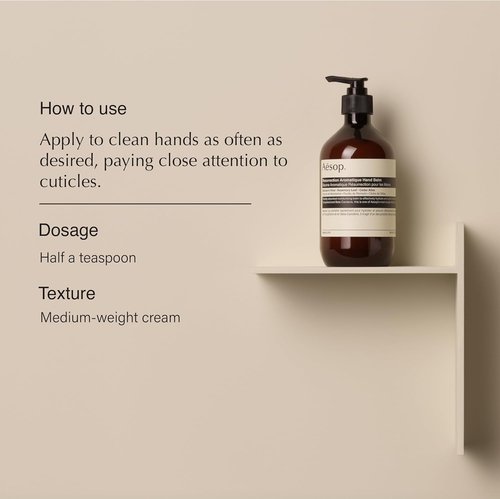 Aesop Resurrection Hand Wash & Balm Set - Citrus & Woody Duo for Cleansing & Moisturizing | 16.9 oz / 500 mL (Set of 2)