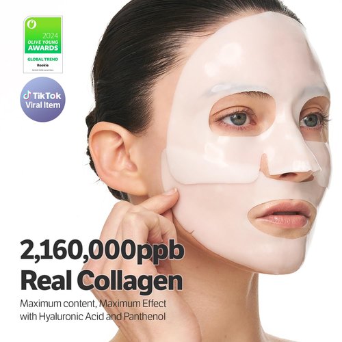 SUNGBOON Deep Collagen Hyalu-B5 Overnight Mask - Hydrating Wrinkle Care & Barrier Repair | 4 Pack