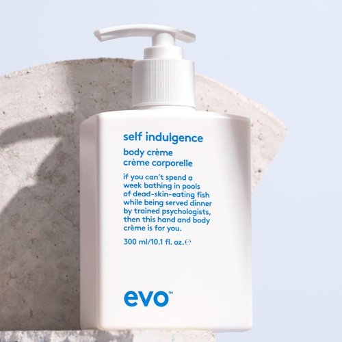 EVO Self Indulgence Moisturizing Body Cream - Hydrates & Soothes Dry Skin | Vegan Lotion, 10.1 fl oz
