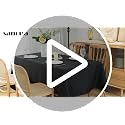 Black Rectangle Tablecloths for 8 Foot Tables - 6 Pack 60x120 Inch - Variation of THIS listing