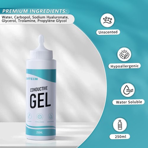 BEWTEIM Conductive Gel for Face Microcurrent Skin Soothing and Hydrating, Pack of 1