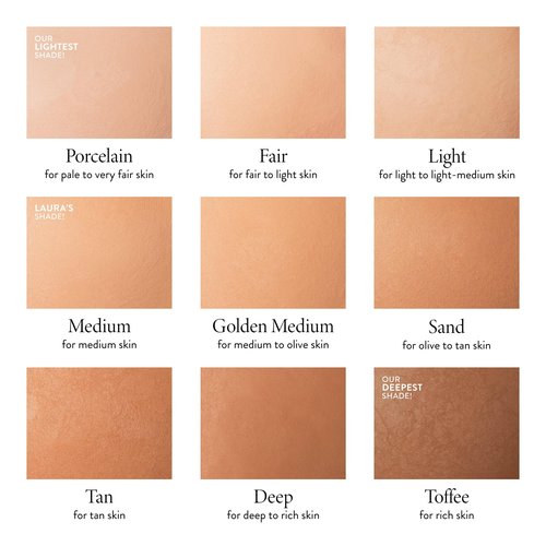 LAURA GELLER NEW YORK Baked Double Take Powder Foundation - Light - Buildable Medium to Full Coverage - Matte Finish