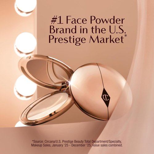 Charlotte Tilbury Airbrush Flawless Finish Setting Powder - Pore-Blurring Formula for a Soft-Focus Look