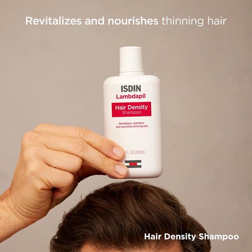 ISDIN Lambdapil Hair Volumizing Shampoo - Boost Hair Density for Thinning Hair | 6.7 FL OZ (200ml)