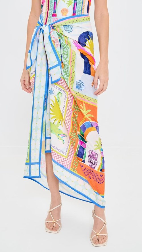 MINKPINK Elysia Sarong - Stylish Beach Cover-Up | Lightweight, Versatile Design