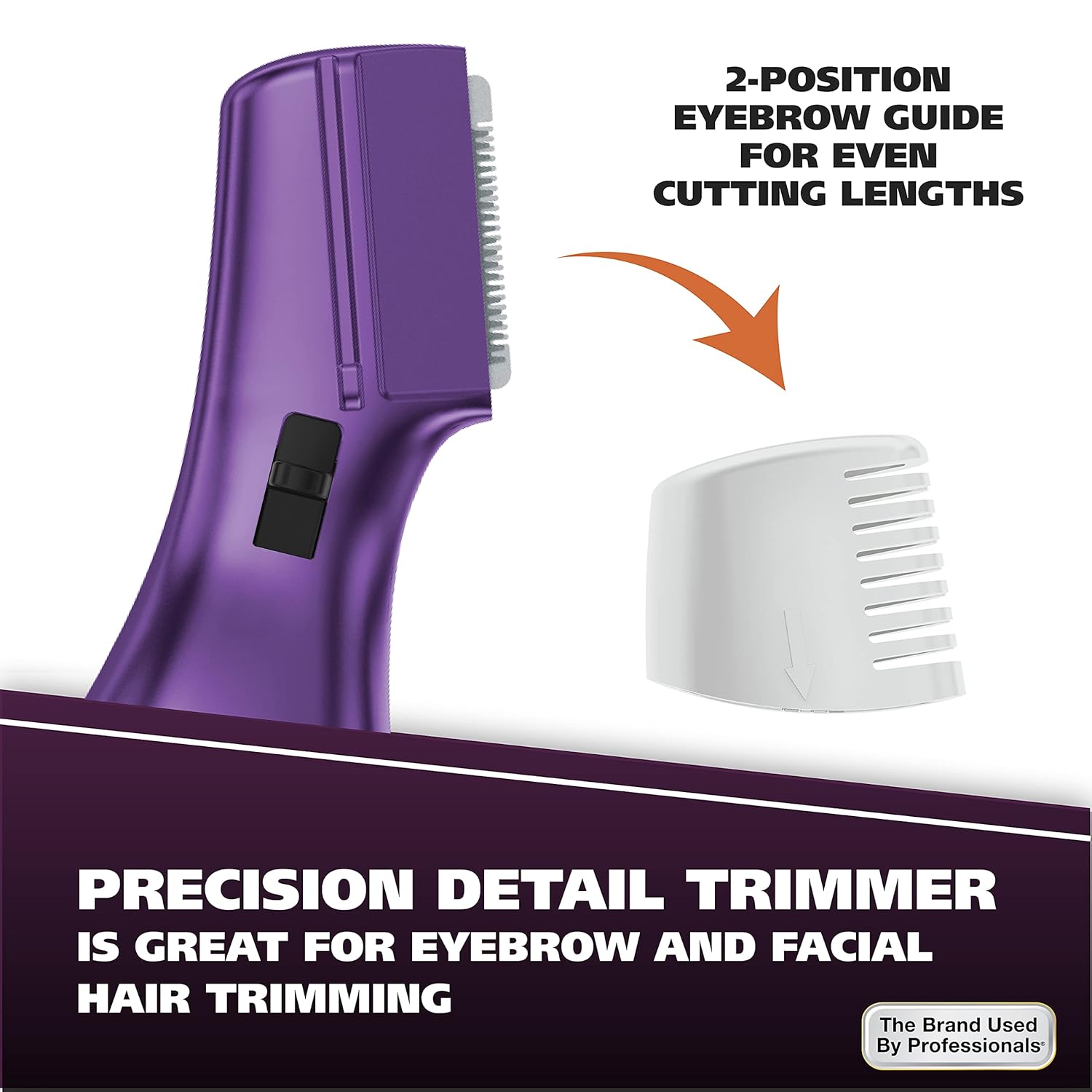 Wahl Pure Confidence Rechargeable Electric Trimmer - Smooth Shaving & Trimming for Face, Underarms, Eyebrows & Bikini Areas | Model 9865-100