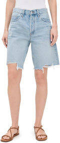 Madewell Essex Long Baggy Shorts - Stylish Women's Summer Comfort | Versatile Fit & Soft Fabric
