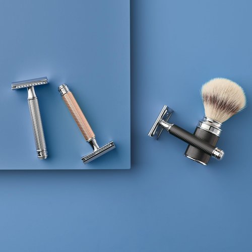 MÜHLE Grande R89 Double Edge Safety Razor (Closed Comb) | Perfect for Everyday Use | Barbershop Quality Close Smooth Shave | Luxury Razor for Men