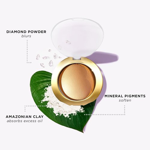 Tarte Shape Tape Glow Powder - Buildable Highlighter with Mineral Pigments & Diamond Powder for Radiant, Luminous Shine