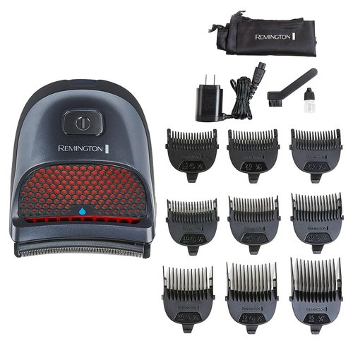 Remington Shortcut Pro Hair Trimmer Kit - Waterproof Cordless Razor with 9 Lengths & Quick Charge | 14-Piece Set