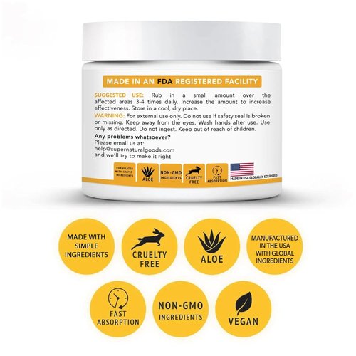 Super Natural Goods Manuka Honey Cream - Hydrating Lotion for All Skin Types | 8oz Moisturizing Body Cream with Real Manuka Honey, Aloe Vera, and Cocoa Butter