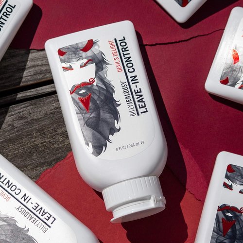 Billy Jealousy Beard Control Leave-In Conditioner - Softens Hair & Skin with Aloe & Jojoba Oil | Light Hold, Matte Finish