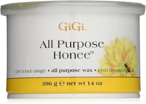 GiGi All Purpose Honee Hair Wax Remover – Microwave Wax for Hair Removal, Perfect for Face, Body & Legs, 14 oz, 4 Pack