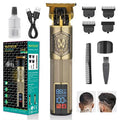 NAYOUN T-Blade Trimmer for Men Professional Hair Clippers Barber Beard Trimme Hair Trimmer with LCD Display T Liners Cordless Zero Gapped Shavers Edgers Clipper for Hair Cutting