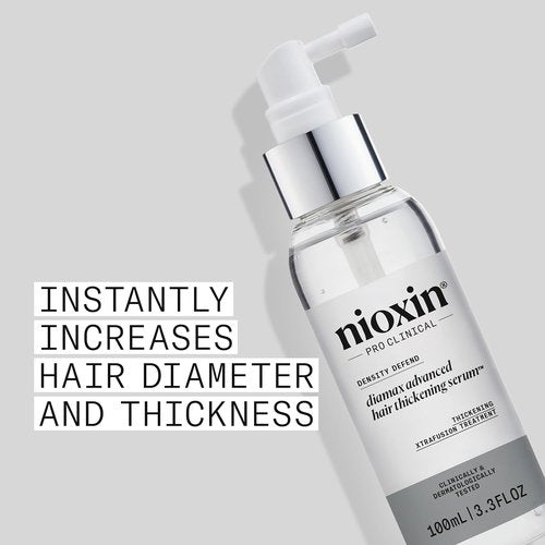 Nioxin Density Defend Diamax Advanced Hair Thickening Serum - Caffeine & Niacinamide for Fuller Hair | 3.38 Fl Oz