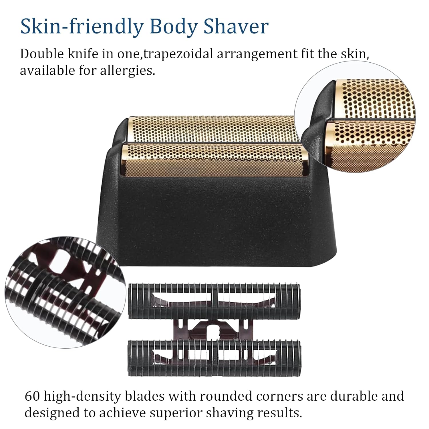 Wahl Professional 5 Star Series Replacement Foil - Gold Super Close Shaving for Sensitive Skin