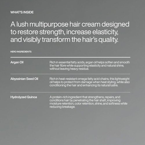 Harklinikken Hair Hydrating Creme - Nourishing Leave-In or Rinse-Out Formula for Volume & Protection - 8 oz