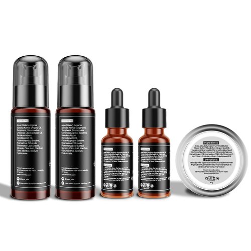 Beard Kit for Men Grooming & Care: with 2 Pack Beard Oils and Balm - Wash & Conditioner for After Shave Lotions Sandalwood, Brush and Comb Sets with Scissors, Valentines Fathers Gifts for Dad/Men/Him