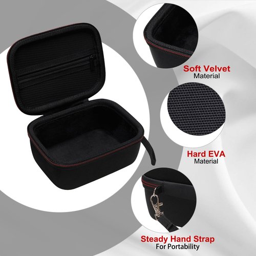 LTGEM Electric Shaver Case Compatible with FlexSeries Electric Head Hair Shaver, Bald Head Waterproof Razor Cases-Travel Protective Carrying Storage Bag (Only Case)