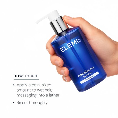 ELEMIS Revitalize-Me Shampoo - Nourishing Basil & Thyme Scent | 10.1 Fl Oz
