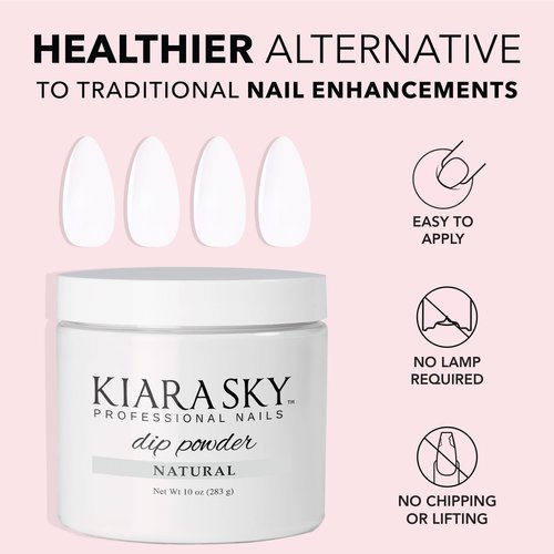 Kiara Sky Dip Powder Essentials 10 oz Refill, Natural