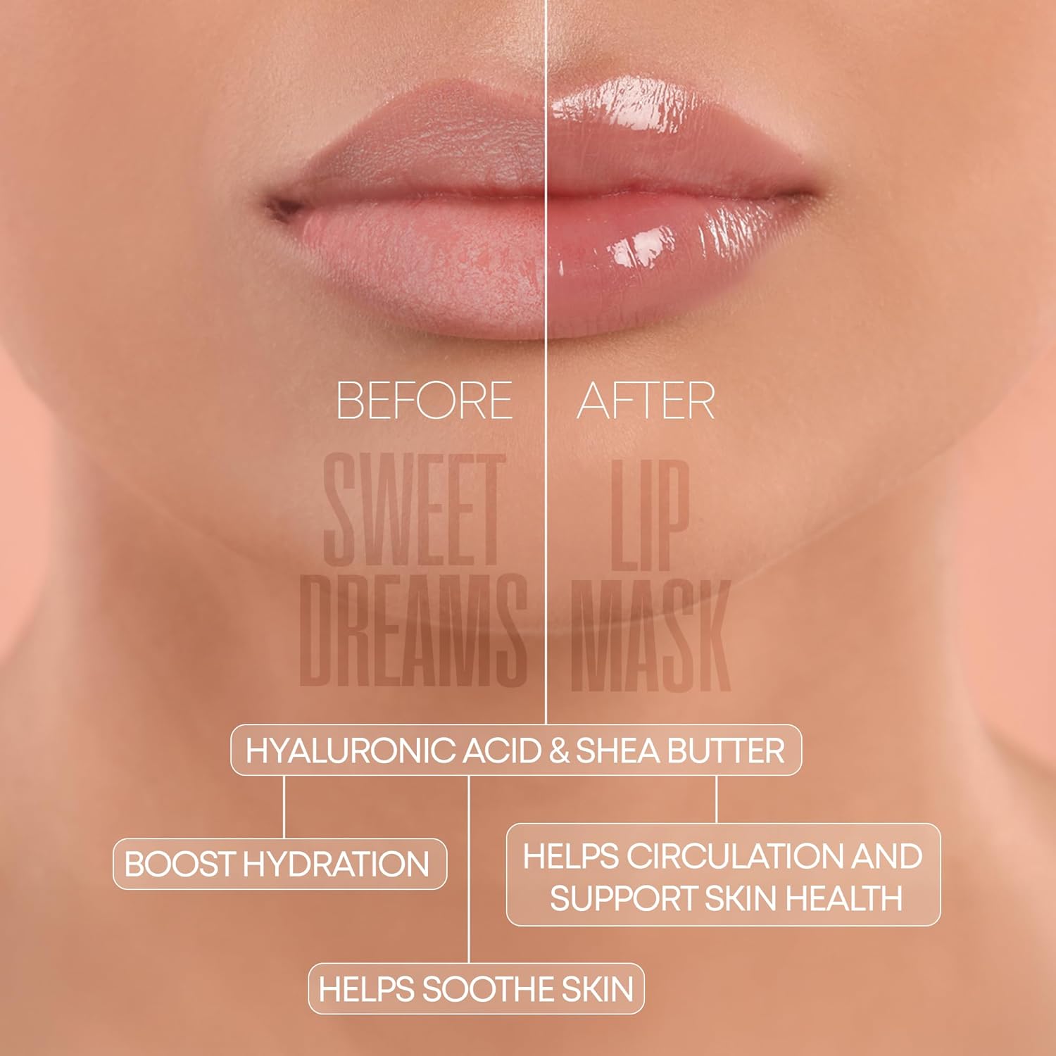 W7 Sweet Dreams Blueberry Lip Mask - Hydrating Formula with Vitamin E & Aloe Vera - 0.67 Fl Oz