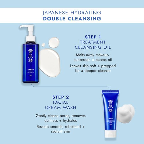 SEKKISEI Cleansing Oil - Gentle Facial Cleanser & Makeup Remover | 5.4 Ounce
