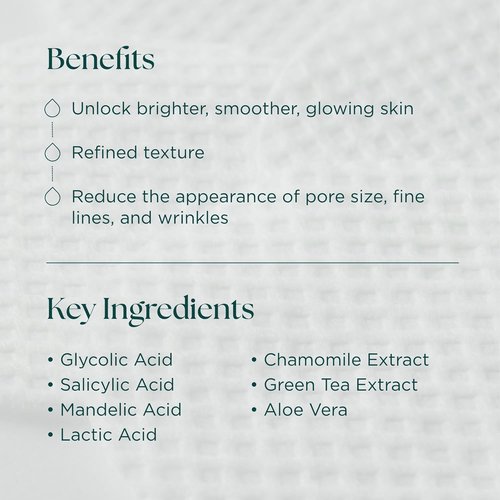 Marini SkinSolutions ResurFace Peel Pads - Exfoliating Blend for Texture, Pores & Wrinkles - 30 Count