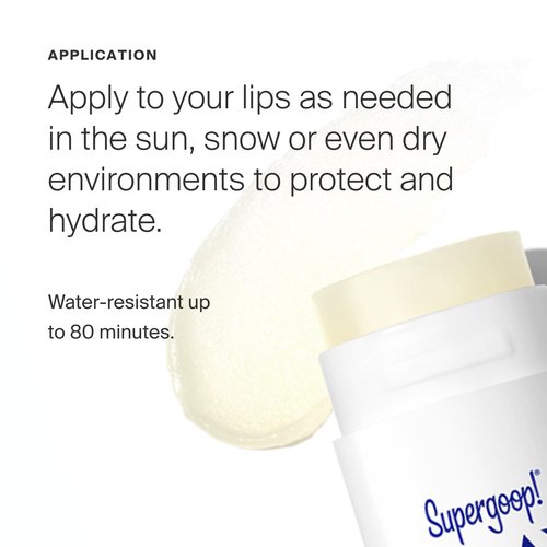Supergoop! PLAY Lip Shield SPF 30 with Mint - 3 Pack - Hydrating, SPF Lip Balm - Moisturizing Lip Treatment For Dry Cracked Lips - Broad Spectrum UV Protection