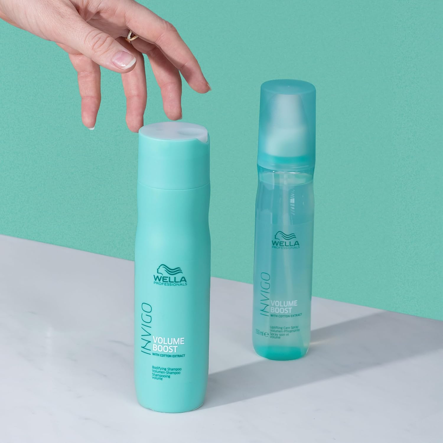 Wella Professionals Invigo Volume Boost Shampoo - Bodyfying Spring Blend for Enhanced Volume