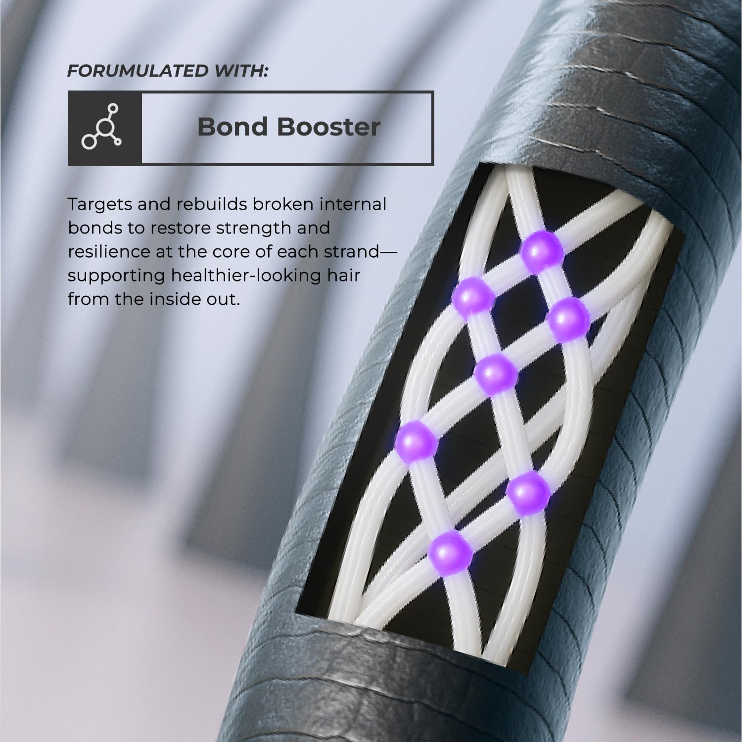 XMONDO Hair 5-Minute Top Coat - Platinum Color-Depositing Conditioner with Bond Booster & Hyaluronic Acid, 6 fl oz
