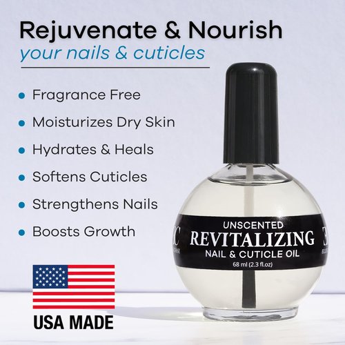Ellie Chase Cuticle & Nail Care Oil - Moisturizing Formula with Jojoba, Aloe & Vitamin E | 2.3 Fl Oz