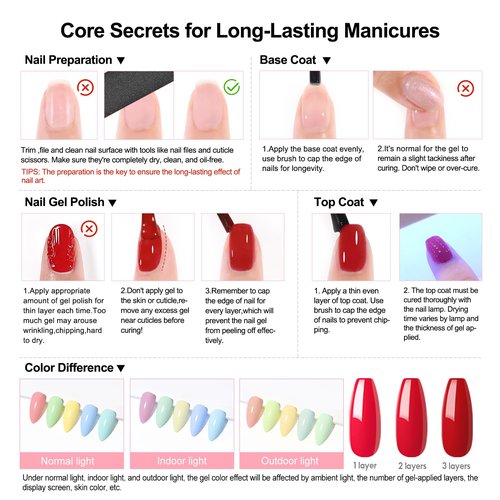 Peacecolor 65PCs Gel Nail Polish Kit with U V Light and Drill, 35 Colors Gel Nail Kit 5PCs Matte/Glossy/Glitter Top Base Coat Nail Rhinestones Manicure Tools Starter Kit Gifts for Women DIY