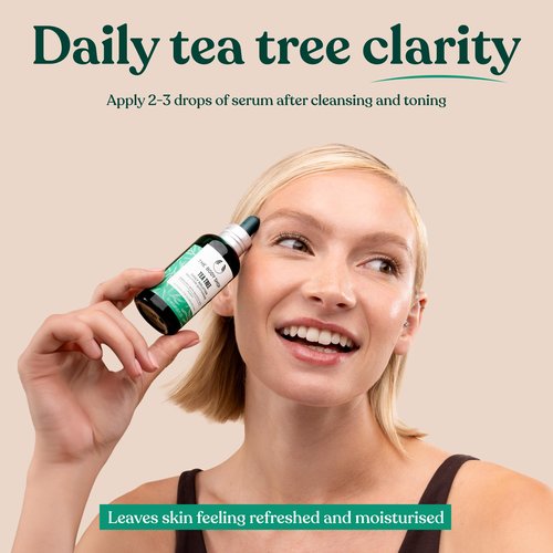 The Body Shop Tea Tree Daily Solution Serum - Purifying - For Oily, Blemished Skin - 1.69 Fl Oz