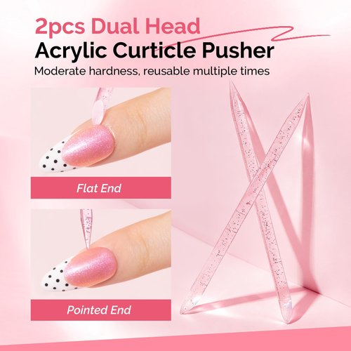 MelodySusie 2PCS Nail Glue Remover for Press on Nails, Acetone Free Nail Polish Remover Multi-Functional Liquid for Removing Glue from Nail Tips Full Cover Nails for Home and Salon Use