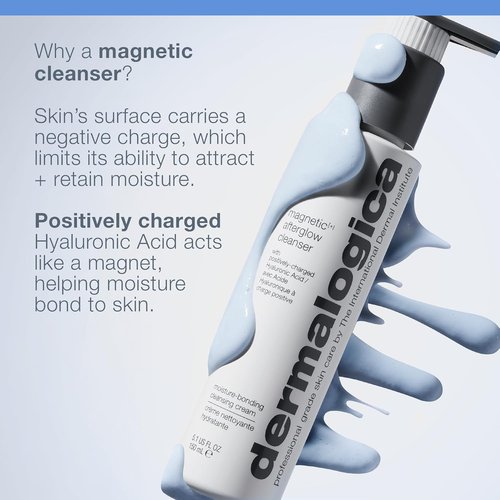 Dermalogica Magnetic AfterGlow Facial Cleanser - Mucin Cream with Hyaluronic Acid for Glowing Skin
