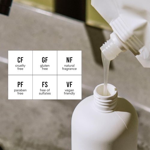 Public Goods Shampoo - Natural Gentle Cleanser for All Hair Types | Organic Essential Oils | 34 Fl Oz Refill