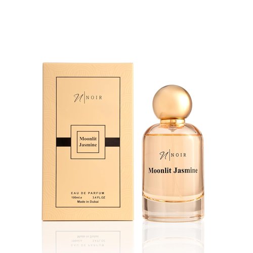 NOIR Moonlit Jasmine Eau de Parfum for Women - Luxurious Sweet Floral Scent with Jasmine, Peach & Amber | Long-Lasting 100ml / 3.4 Fl Oz