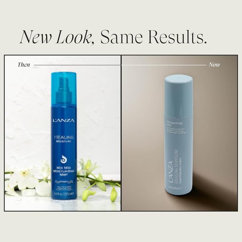 L'ANZA Healing Moisture Mist Leave-In Conditioner Spray - Hydrating, Detangling, UV Protection | 6.8 Fl Oz