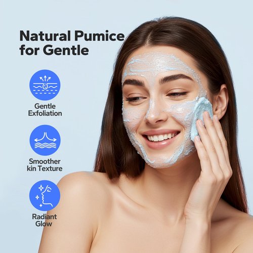 SilkySecret Face Exfoliator (4.23 Oz), Face Scrub, Microdermabrasion Facial Scrub Exfoliator with Natural Pumice, Peptides & Botanical Extracts, Facial Exfoliator for Smooth and Refreshed Skin