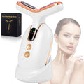 Red Light Therapy for Face and Neck, Facial Massager culpting Wand with 7 Color - Birthday, Christmas, Mothers Day, Valentines Day Gifts for Her Women Mom Best Friend Wife Teacher (White)
