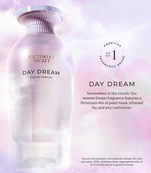 Victoria's Secret Day Dream Eau de Parfum - 1.7 oz | Captivating Floral Fragrance for Everyday Wear